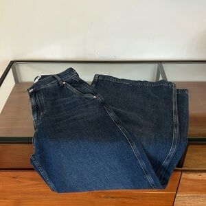 & other stories wide leg relaxed jeans